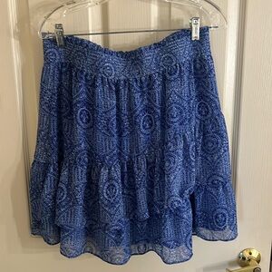 LOFT Lg flouncy feminine skirt EUC  clean cute